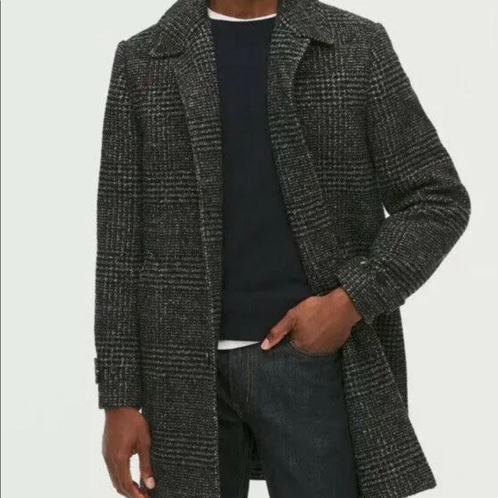 JCrew Men Plaid Thompson CarCoat Jacket